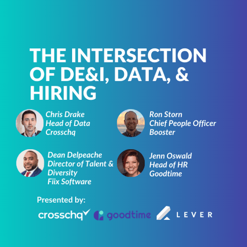 Watch: The Intersection of DE&I, Data and Hiring | Crosschq